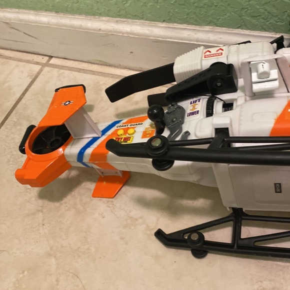 Tonka Helicopter Kids Toy Vehicle Moves Orange, white, and black - Picture 6 of 8